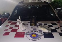 Homem é preso enquanto transportava drogas na vicinal de Martinho Prado