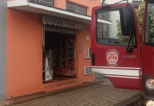 Incêndio deixa prejuízos em comércio da região central na manhã deste sábado