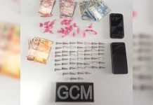 Casal é detido com drogas, levado à CPJ e liberado para responder em liberdade